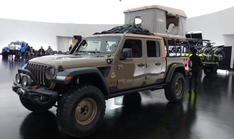 Wayout Concept Is a 2020 Jeep Gladiator Turned Into and Overlanding Beast